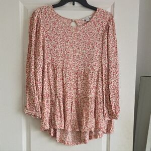 AE Boho Floral Print Women's Top